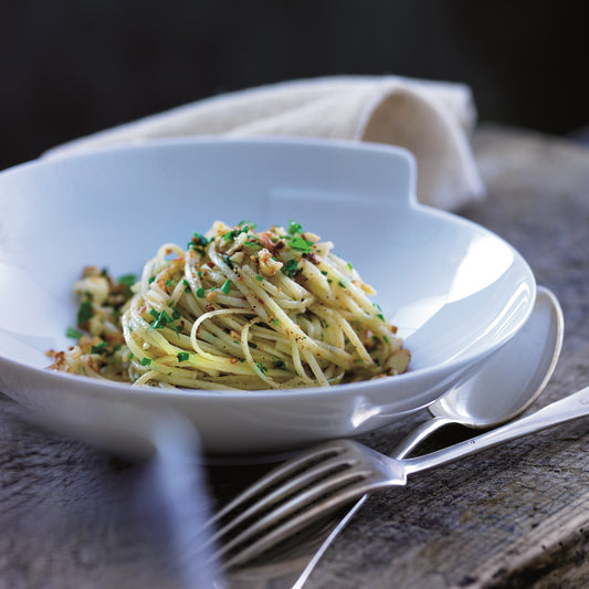 Tagliolini med blomkål og mandler